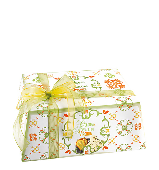 Colomba mit Pistaziencremefüllung